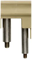 Connexion transversale Weidmüller WQV 35…10 vissé 2L pas 16mm isolé 57A jaune