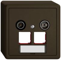 AP-Multimediadose TV-R EDIZIO.liv SNAPFIX® EASYNET f.2×RJ45 S-One 19dB br