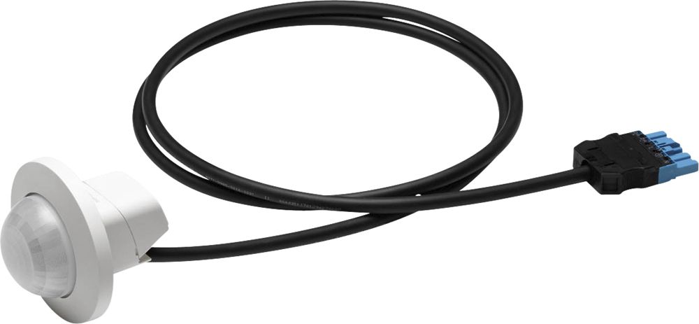 Détecteur de présence INC Niko P47LR 360° Master DALI 32…37m IP20 a.câble blanc