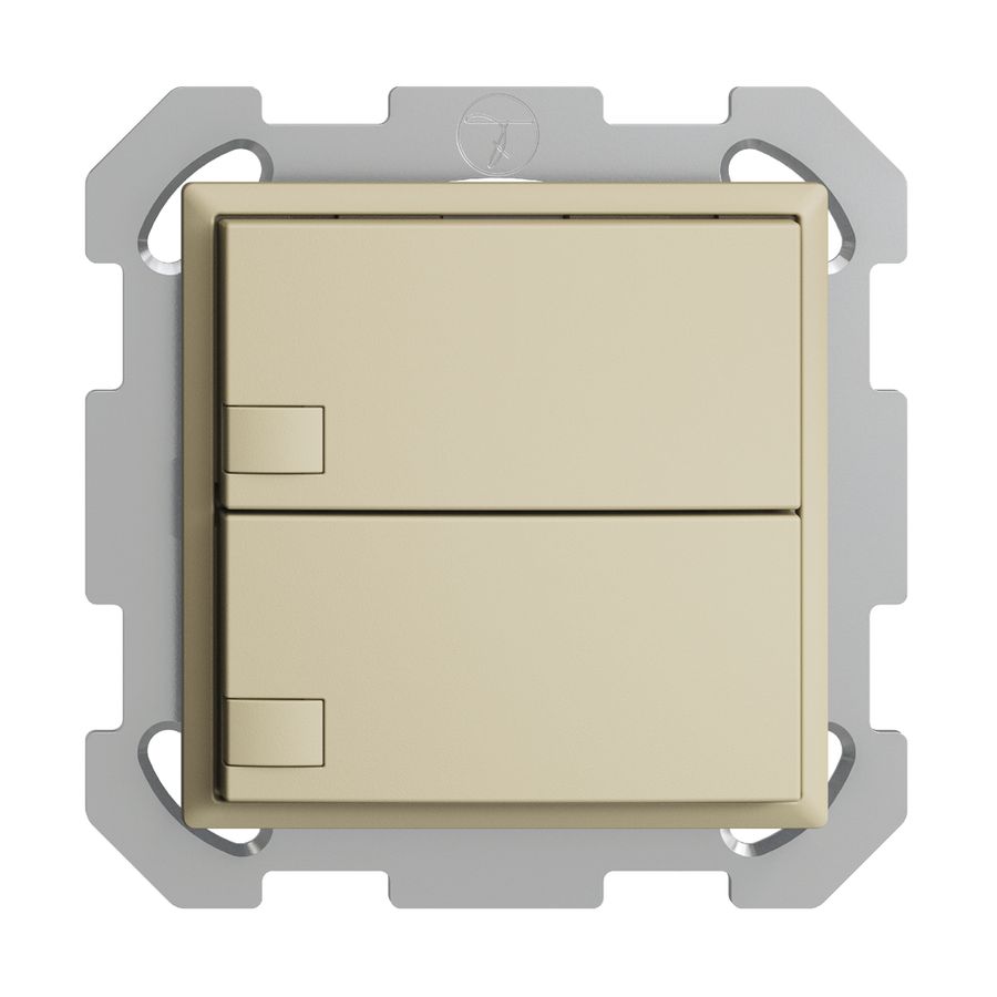 Poussoir KNX RGB ENC EDUE, 250mW, s.LED, 2×poussoir, comm.1×touche, van