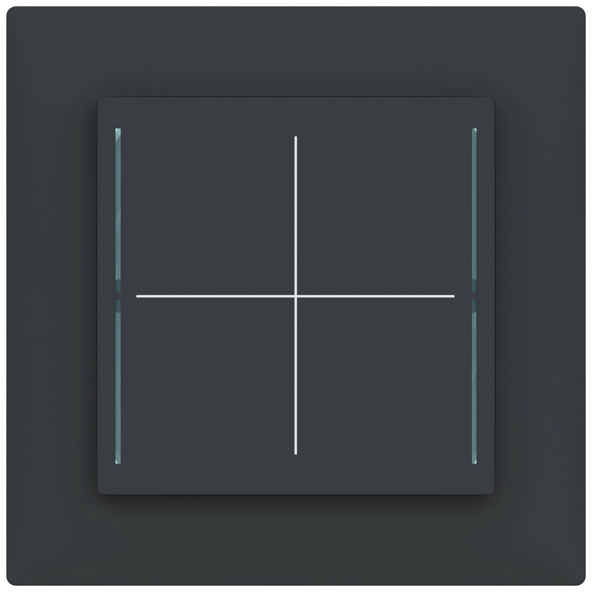 Elemento di comando INC ABB SIDUS touch B KNX con BCU 1…4-volte antracite