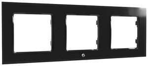 Abdeckrahmen Shelly Wall Frame 3 240×80mm schwarz