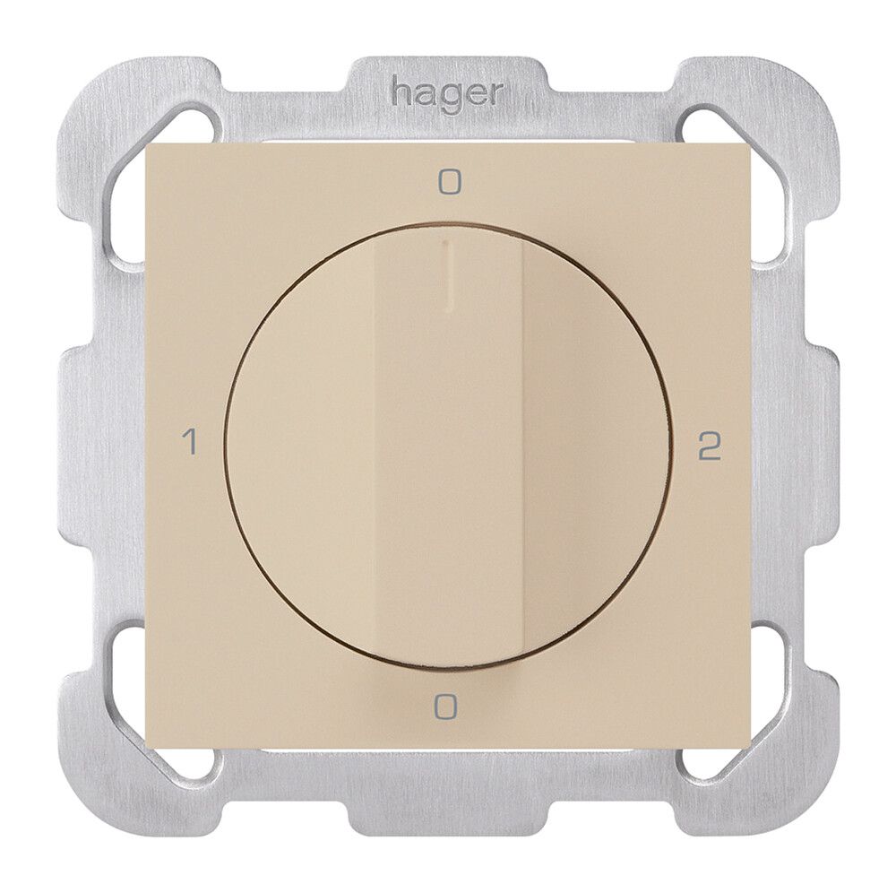 Interruttore rotativo INC kallysto 2/1L beige con manopola