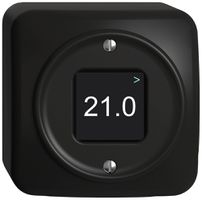 AP-Raumtemperatursensor STANDARDdue Wiser SNAPFIX® CO2 230V 5…30°C schwarz