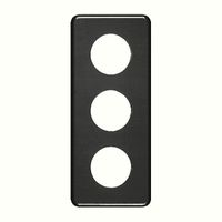 Abdeckplatte 3×1 3×43mm schwarz