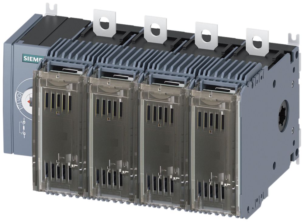 Interrupteur de charge Siemens SENTRON 3KF2 t.2 DIN-00(0) 125A 4p base G cp