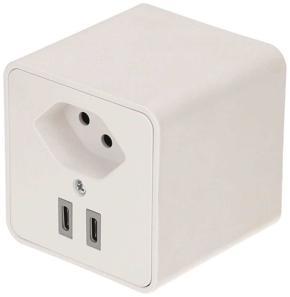 Boîtier AP MAX HAURI 1×1 65×65×65mm blanc