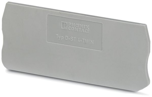 Abschlussdeckel zu ST 4-TWIN grau