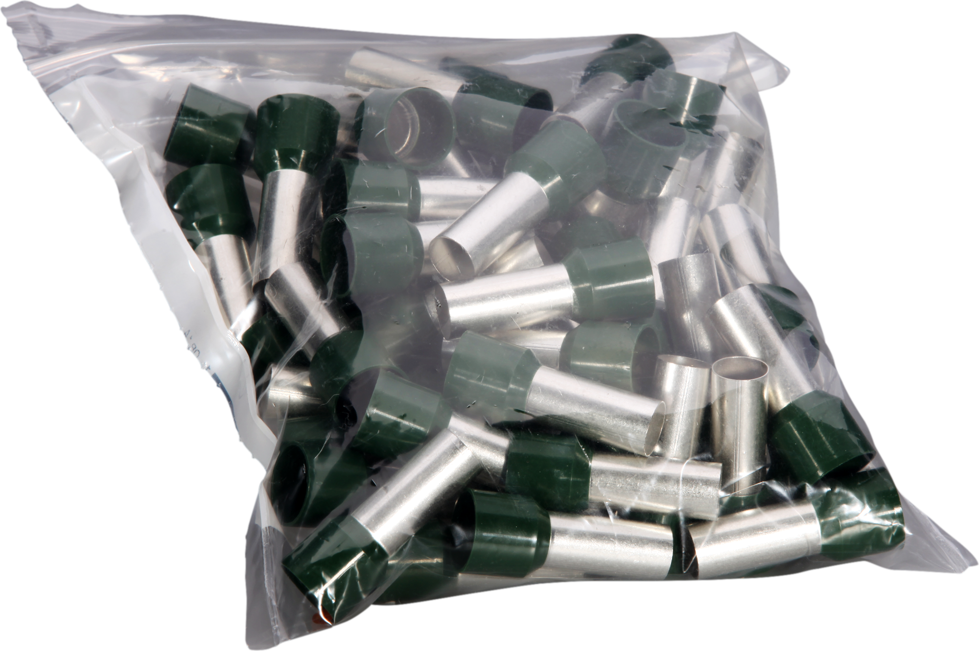 Aderendhülse Typ A isoliert 50mm²/25mm olive-grün