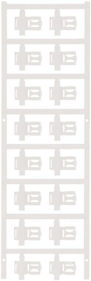 Marcatore d.conduttore Weidmüller MultiCard SFC p.Ø3.5…7mm 21×12.5mm PA66 bianco