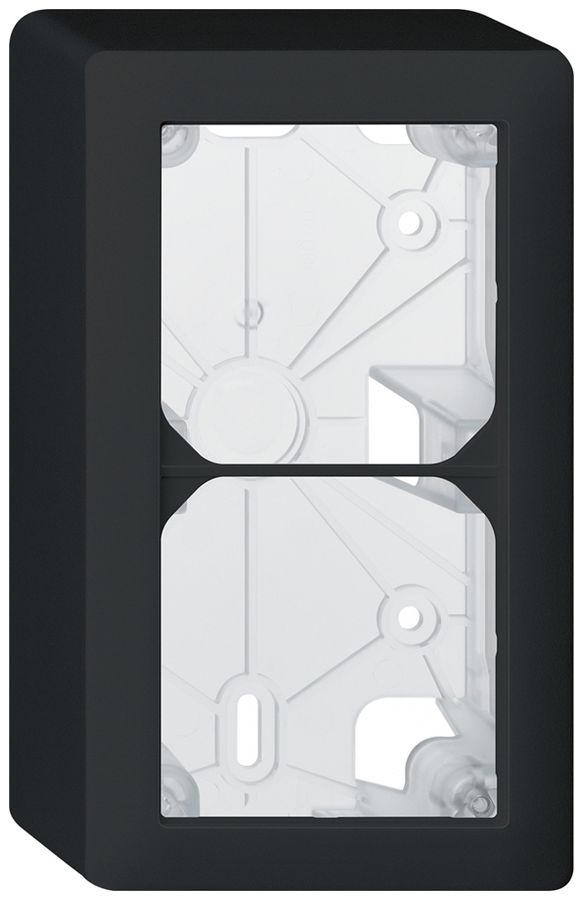 AP-Gehäuse kallysto I-I schwarz H=54mm