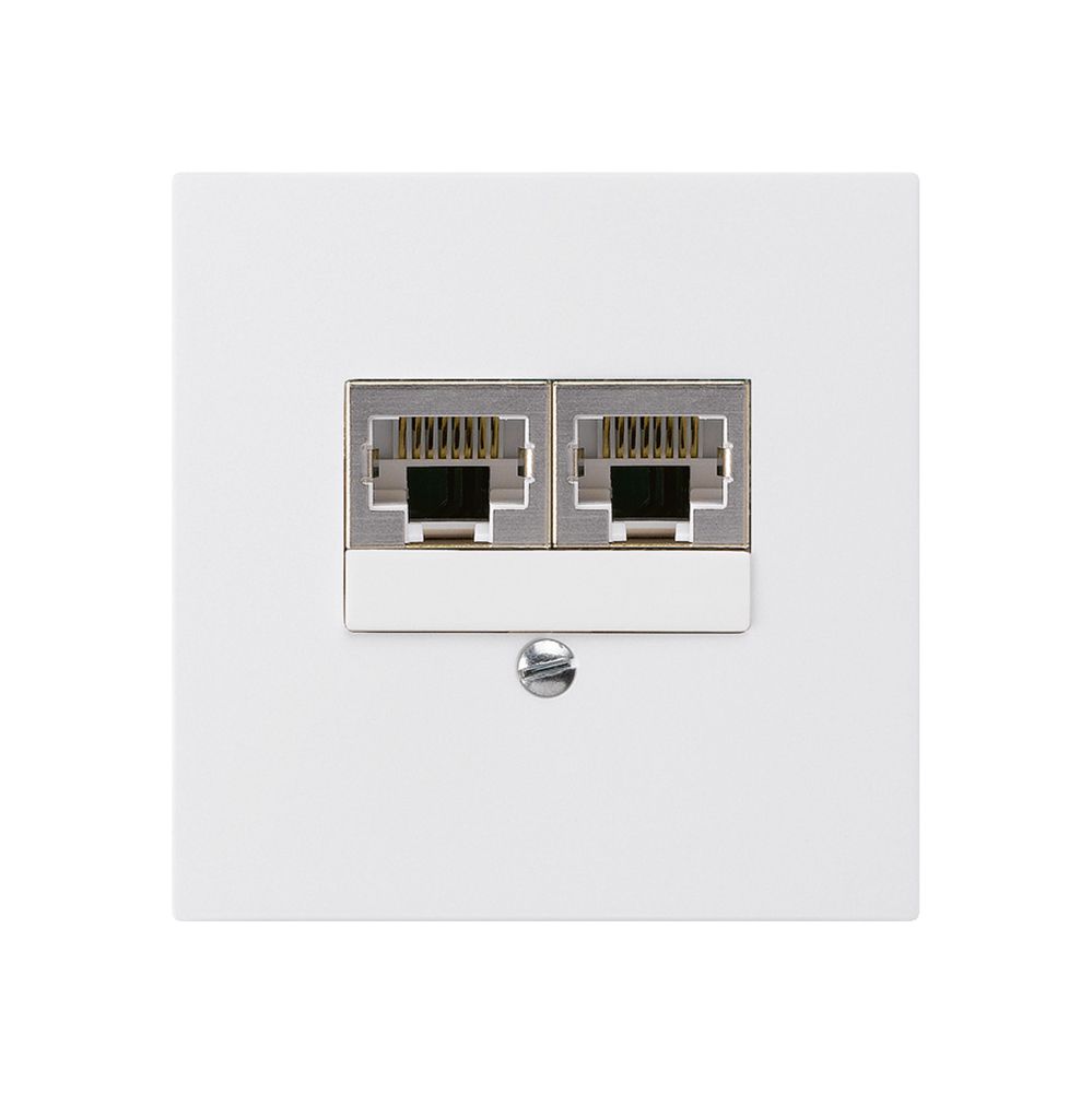 UP-Dose kallysto 2×RJ45s getrennt weiss