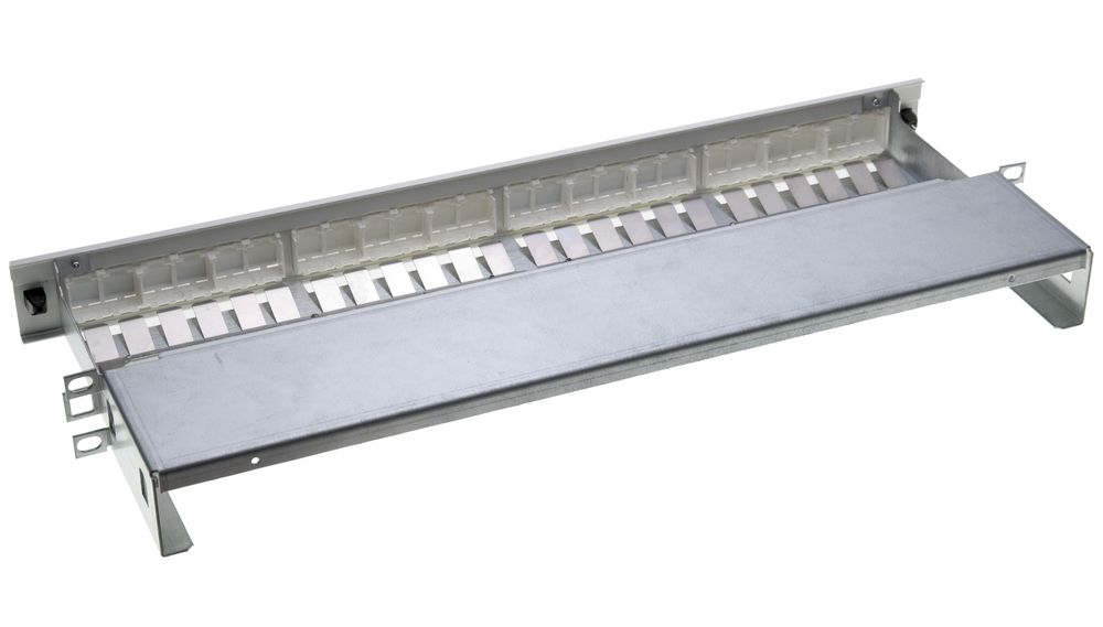 Verteilerplatte LAN 1HE für 24RJ45 leer