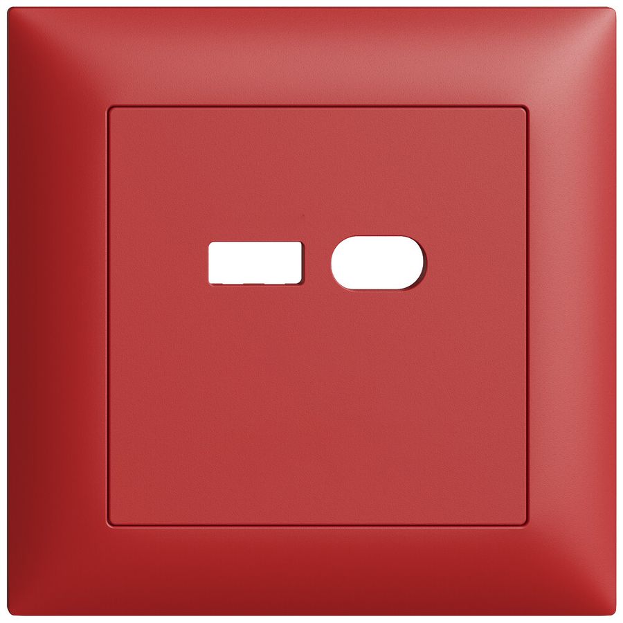 UP-Montageset Feller EDIZIOdue für Steckdose USB 18W Typ A + Typ C berry