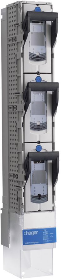 NHS-Lastschaltleiste weber.vertigroup 1P DIN2 400A SaS 185mm