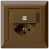 Combinazione luminosa INC 3/1P+T13 kallysto.line marrone