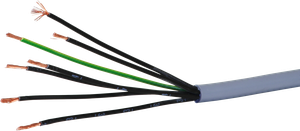Steuerkabel LiYY 7×1mm² nummeriert grau