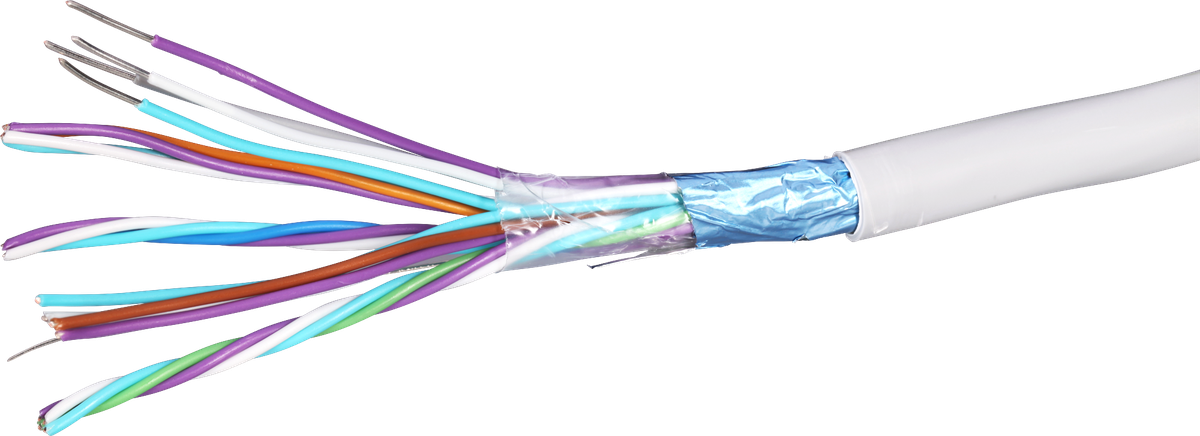 Kabel U72 5×4×0.8mm abgeschirmt halogfrei Eca