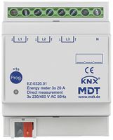 REG-Energiezähler KNX MDT EZ-0320.01 1L/3L 20A Direkt 4UM