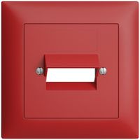 Frontset EDIZIOdue berry 88×88mm 2×RJ45