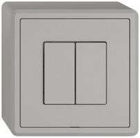 AP-Druckschalter EDIZIO.liv Wiser SNAPFIX® 2 Kanal 2 Tasten WLAN hgu