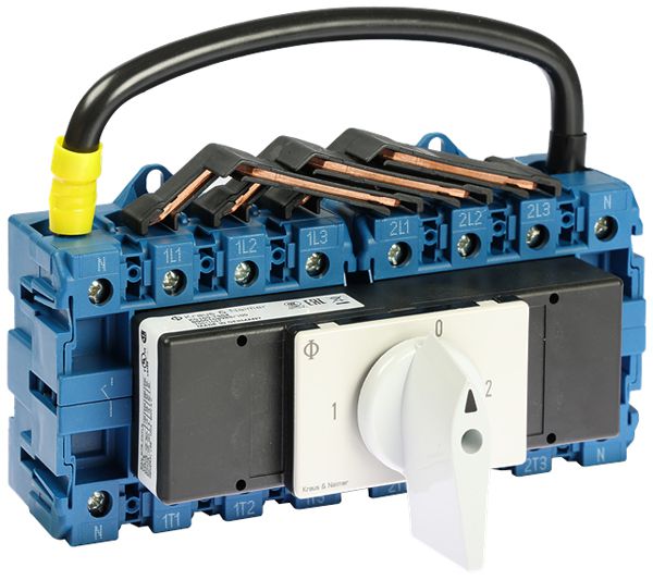 REG-Netzumschalter K&N KG100.T904.VE2, 100A/690V 4P B=184mm "1-0-2"