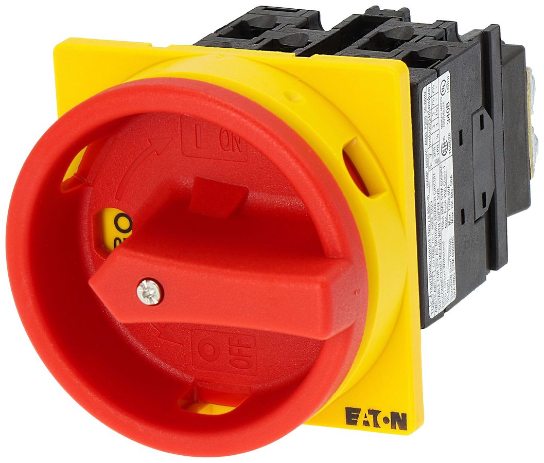 Seziona.di carico INS Eaton T0-3-15683/EA/SVB 3P 20A 690V 1NC 2NO IP65 rosso