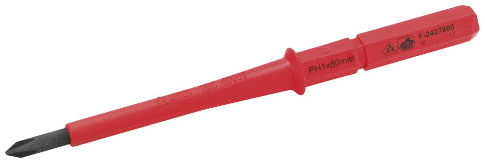 Lame interchangeable CIMCO VDE 1000V cruciforme PH 1×100mm pour dynamométrique