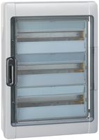 AP-Kleinverteiler IP65 PLEXO3 4 Reihen×18TE +1 gu/tr