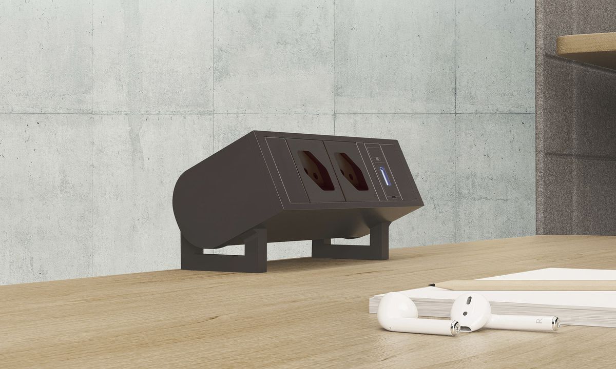 Presa multipla MH SUPRA 2×T13 1×USB-C 60W 0.3m nero