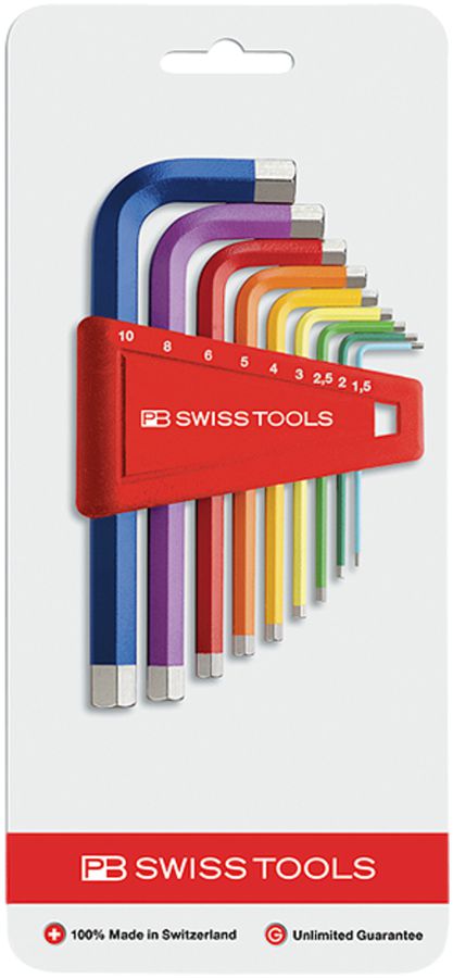 Stiftschlüssel-Satz PB 210 H-10 RB CN 1.5, 2, 2.5, 3, 4, 5, 6, 8, 10