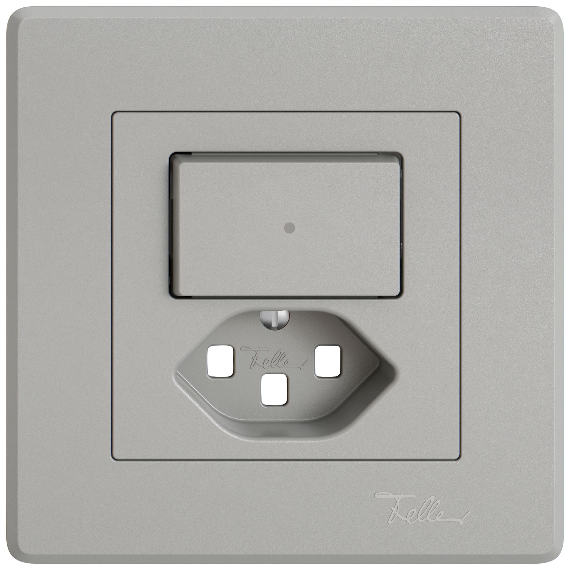 UP-Montageset EDIZIO.liv SNAPFIX® für Kombi.T23 m.1 Knopf bel.m.Frontlinse hgu