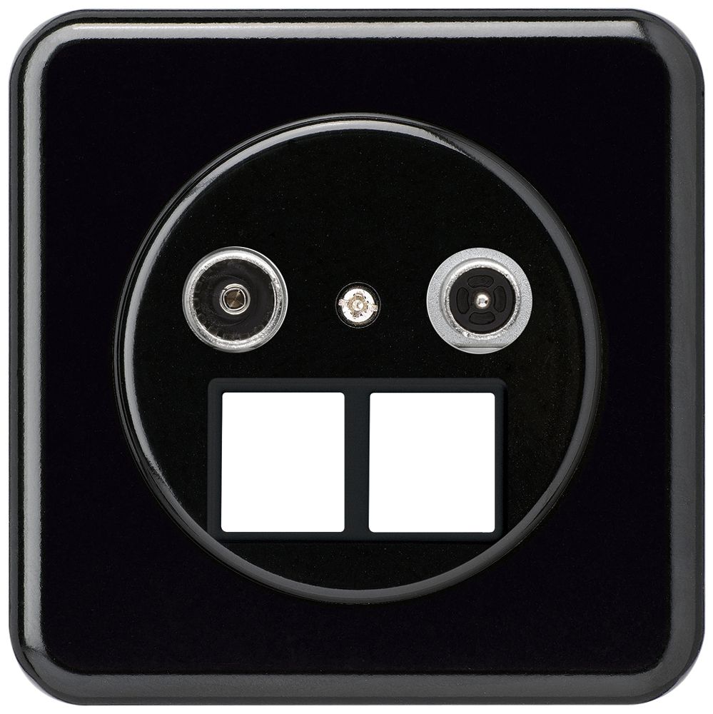 UP-Multimediadose basico TV-R Bauart C 14dB 2GHz schwarz