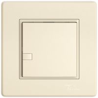 UP-Universaltaster EDIZIO.liv UNI SNAPFIX® 5…48V o.LED 1× 1-Tbed.cr