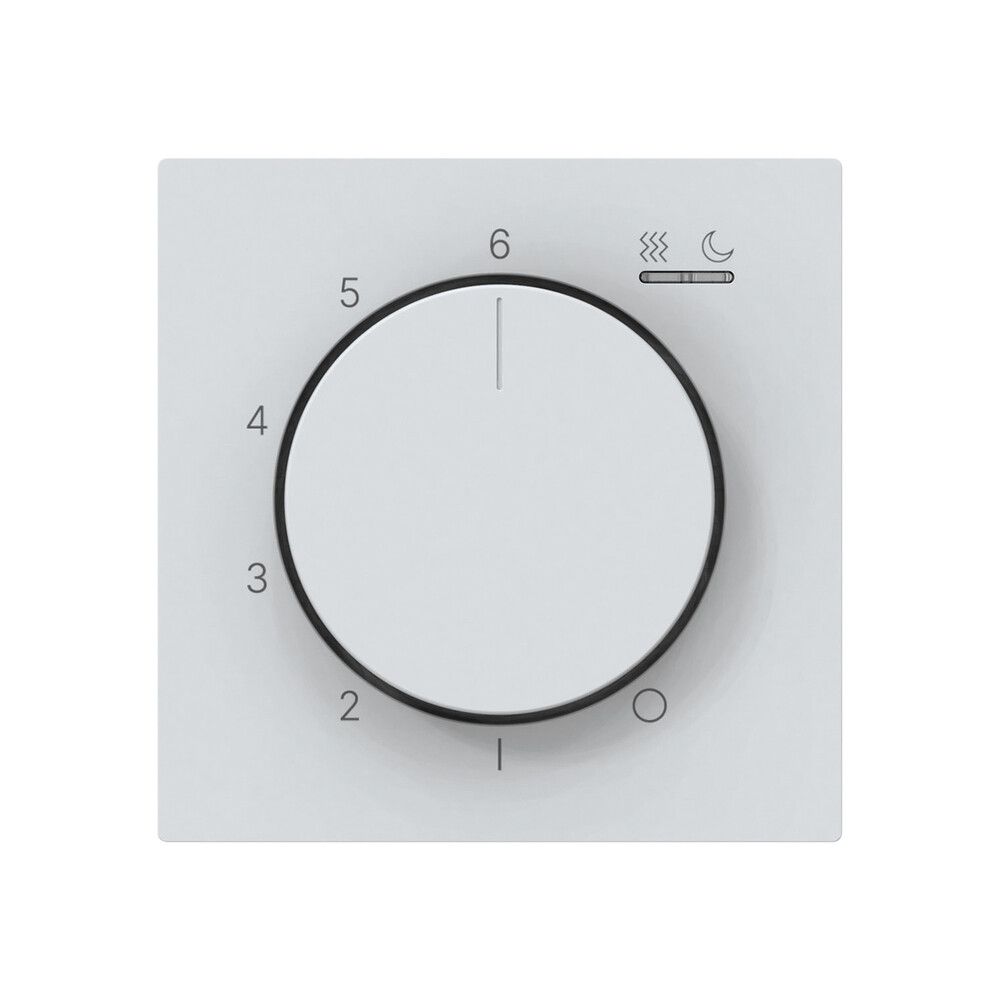 UP-Frontset kallysto Thermostat 16A 60×60×5mm weiss IP20