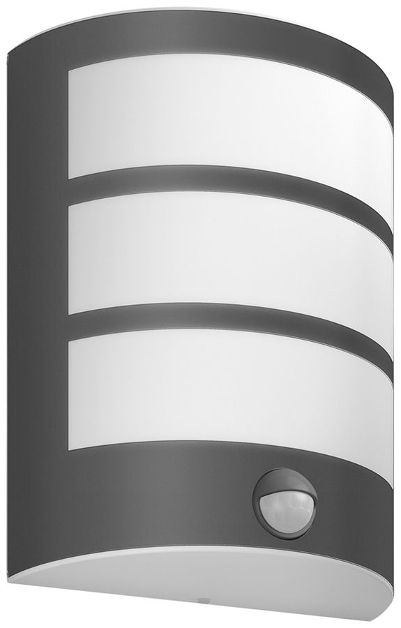 Applique LED Philips Python 6W SEN 500lm 4000K IP44 anthracite