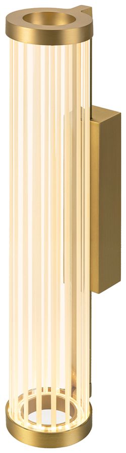 Applique LED SLV QUIMERA 8.2W 320lm 927/930 REG Ø76×413mm ottone