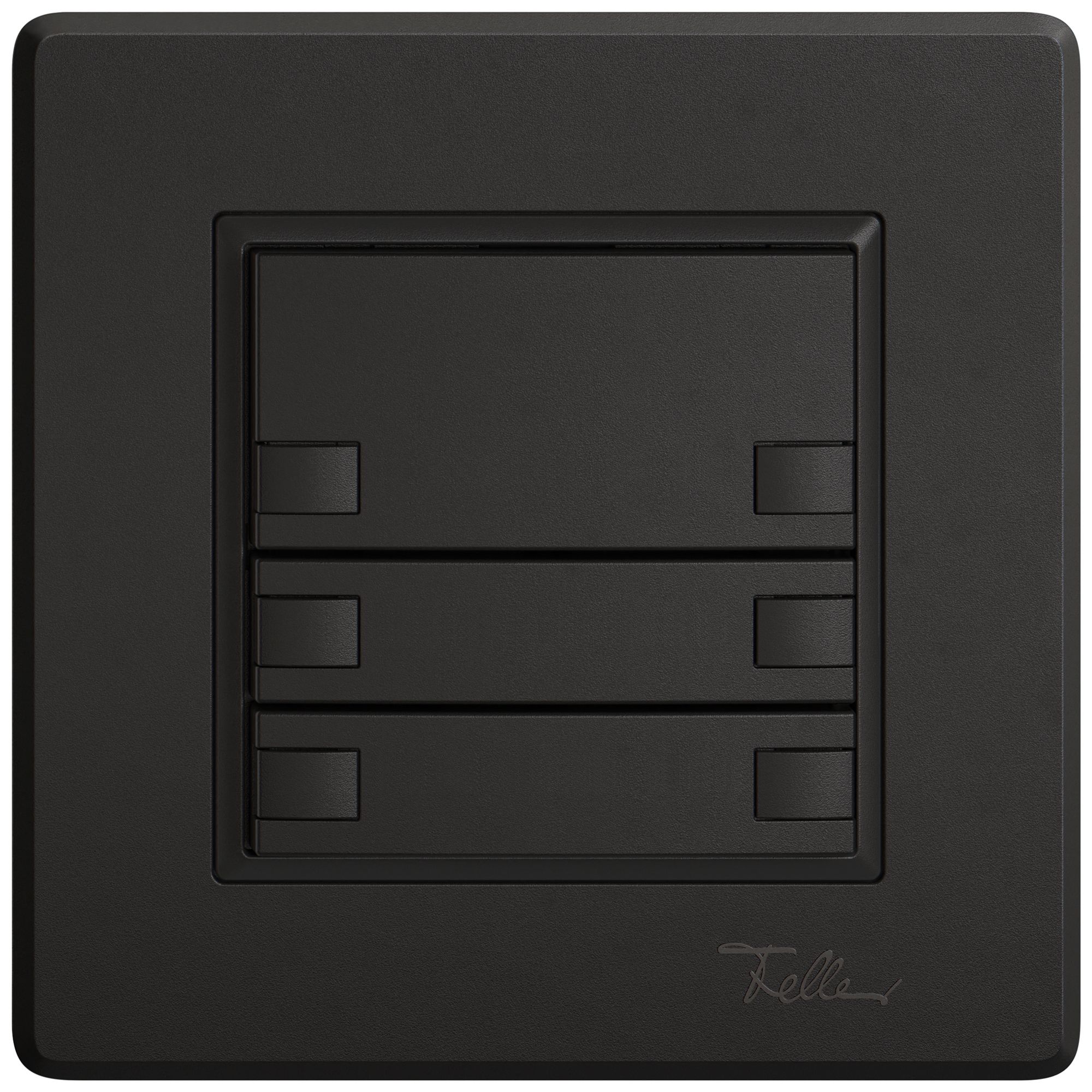 Pulsante KNX RGB INC EDIZIO.liv SNAPFIX® sensore temp.s.LED 6× com.1T ne