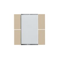 Frontset Hager kallysto 4×KNX beige