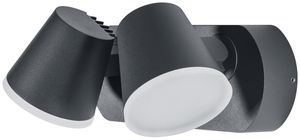 LED-Wandleuchte LDV ENDURA STYLE Midi Spot II, 20W anthrazit