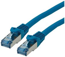 Cavo patch RJ45 ROLINE cat.6A S/FTP AWG26 LSZH blu 0.3m