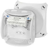 AP-Abzweigdose Hensel DK 0202 Klemme 5×2.5mm², grau