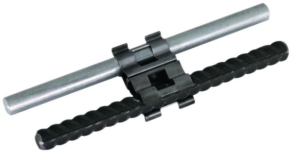 Parallelverbinder DEHNclip für Rundleiter 10/10mm Stahl/blank
