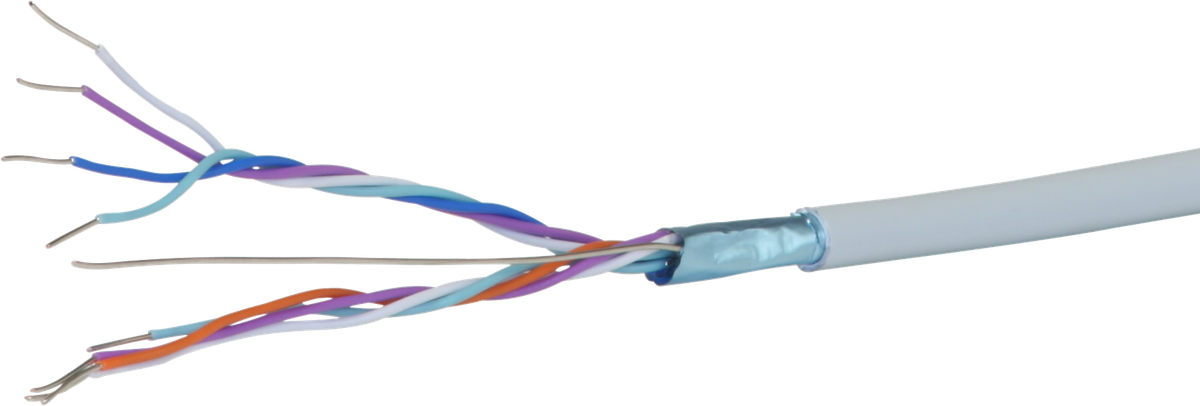 Kabel U72 2×4×0.5mm abgeschirmt halogfrei Eca