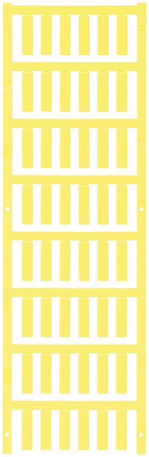 Marcatore di conduttore Weidmüller MultiCard SF p.Ø3.6…6mm 21×5.7mm PA66 giallo
