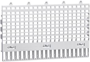 Berührungsschutzgitter Hager uniway für Stecksockel 180mm 20 Steckplätze