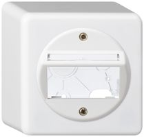 AP-Montageset für 1 M3 Multimedia-Modul basico weiss