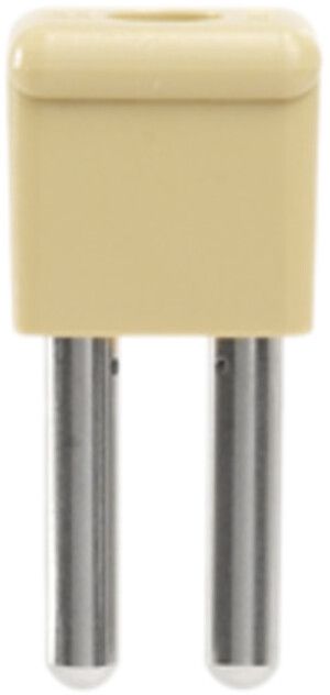 Querverbinder Weidmüller QS 2/8/4 gesteckt 2L Raster 8mm isoliert 44A beige