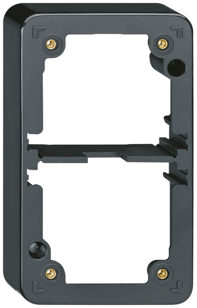 AP-Rahmen basico 2×1/30mm schwarz