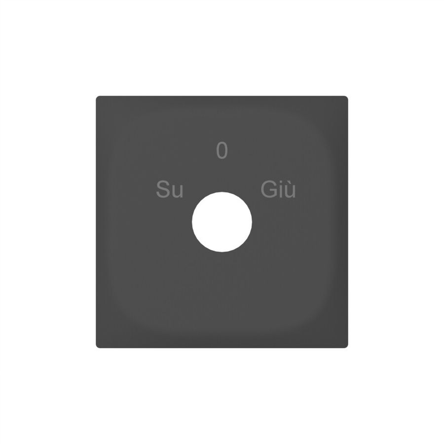 Plaque frontale SIDUS avec gravure anthracite